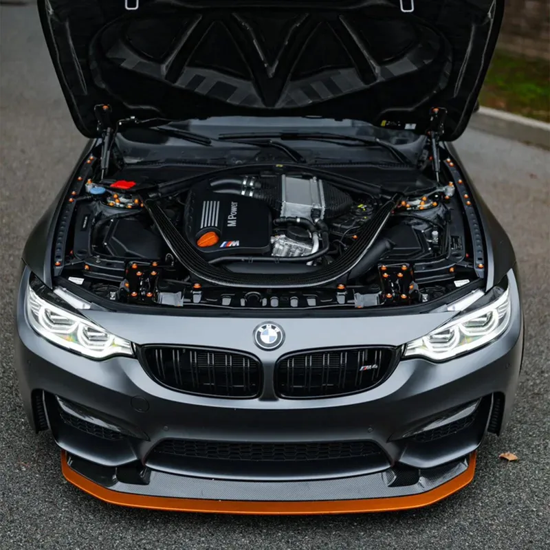Downstar BMW S55 Billet Engine Dress Up Kit Aluminium - Silver for F80/F82/F87 M3/M4/M2 Competition