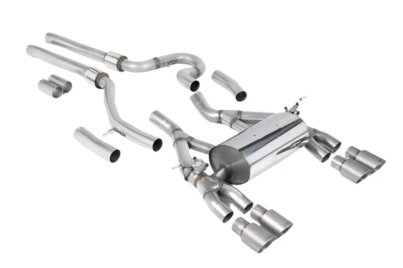 Milltek Equal Length Cat Back Exhaust System Polished Tips BMW F80 M3/F82/F83 M4